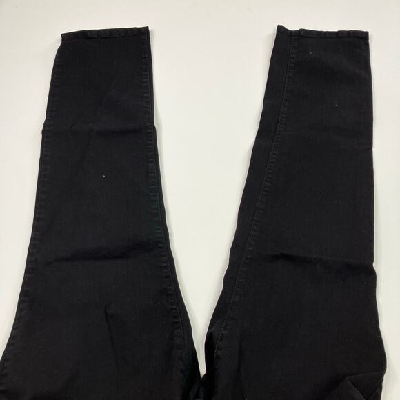 NYDJ | Black Jeans Straight Leg Denim 99% Cotton Womens 12 PETITE - Picture 5 of 6